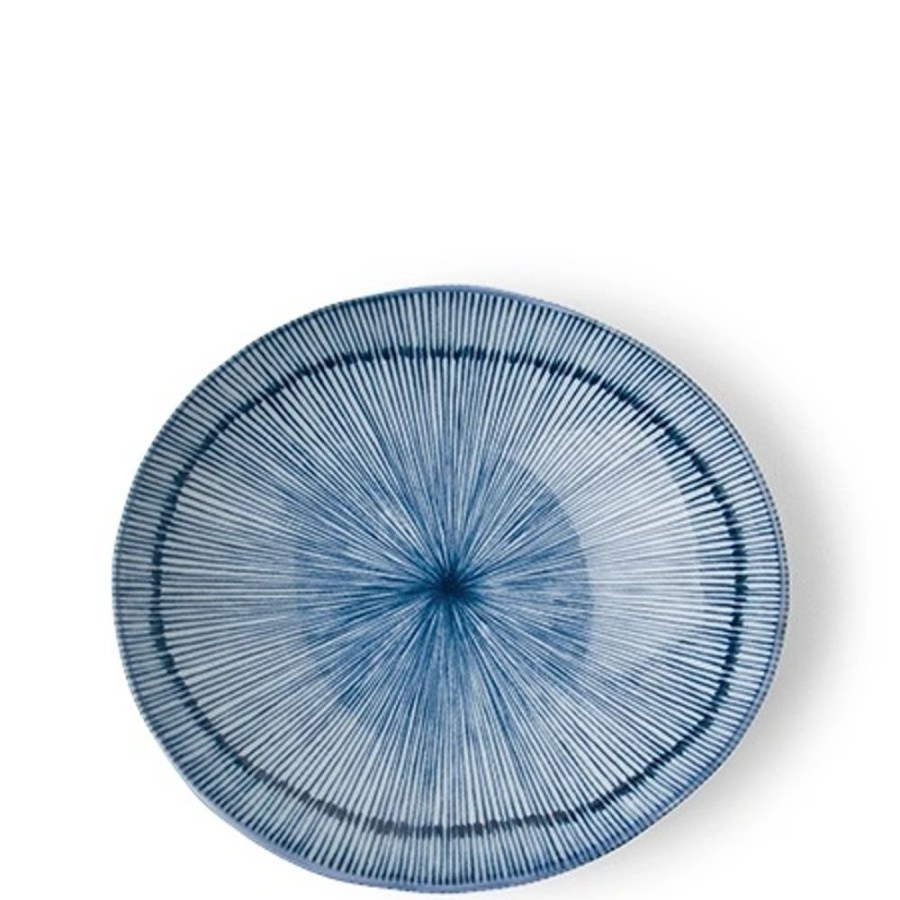 Tabletop Miya Company Shallow Bowls | Hoso Tokusa 6.25" Oval Bowl