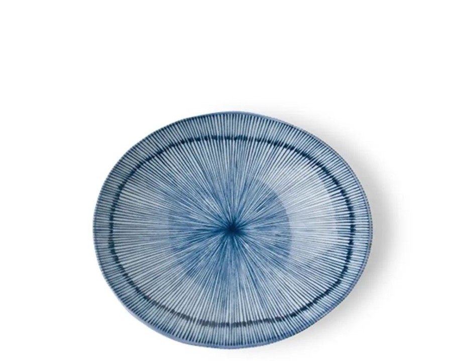 Tabletop Miya Company Shallow Bowls | Hoso Tokusa 6.25" Oval Bowl