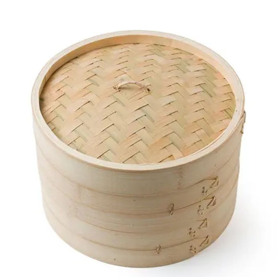 Kitchen Miya Company | Bamboo Steamer Set 10"