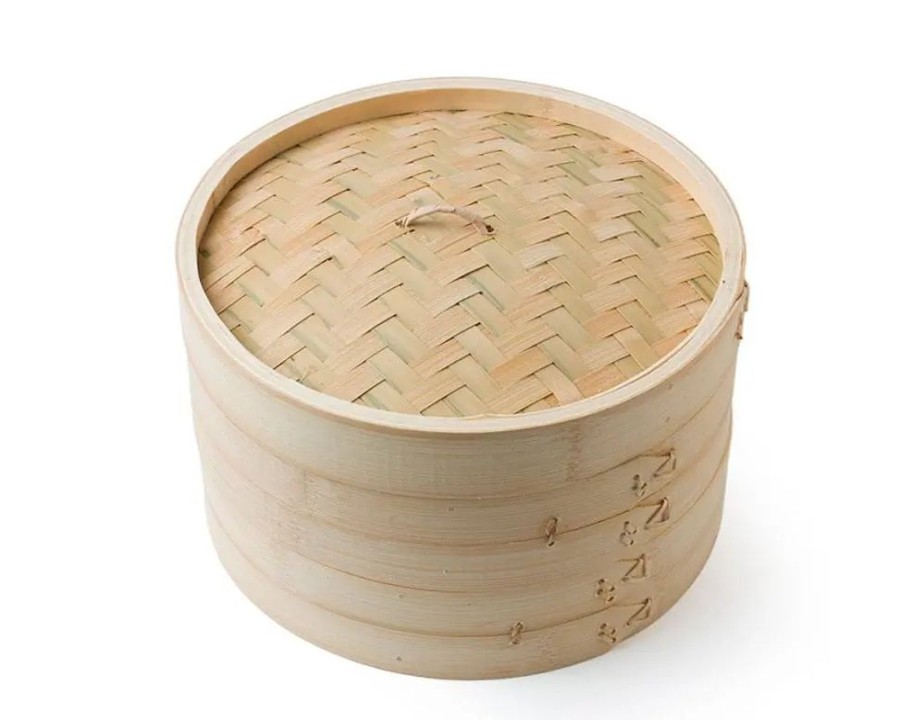 Kitchen Miya Company | Bamboo Steamer Set 10"
