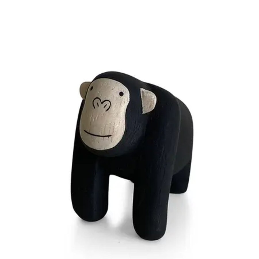 Whimsy Miya Company Other | T-Lab Wooden Animal - Gorilla