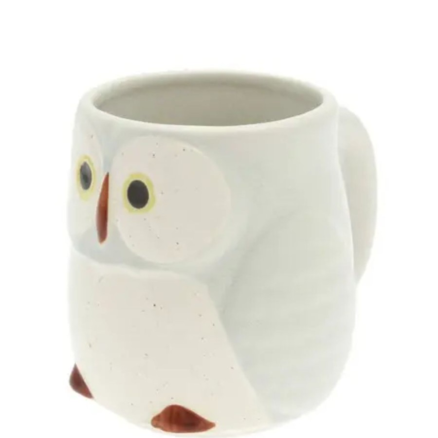 Whimsy Miya Company Cups/Mugs | Mug Owl Grey