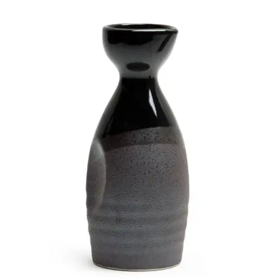 Tabletop Miya Company Sake Bottles & Cups | Tenmoku Hankake 8 Oz. Sake Bottle