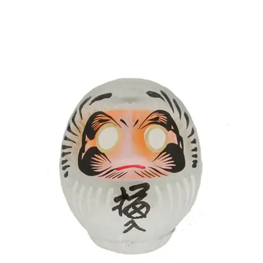Whimsy Miya Company Figurines | Daruma Silver Perseverance 3-3/4"
