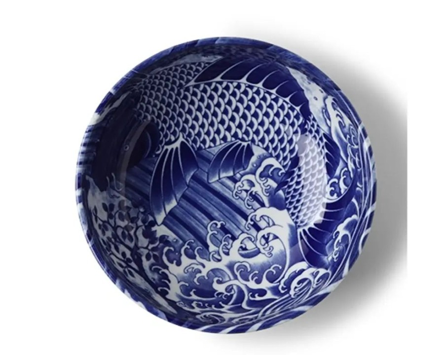 Whimsy Miya Company Fish | Koi 8.25" Noodle Bowl