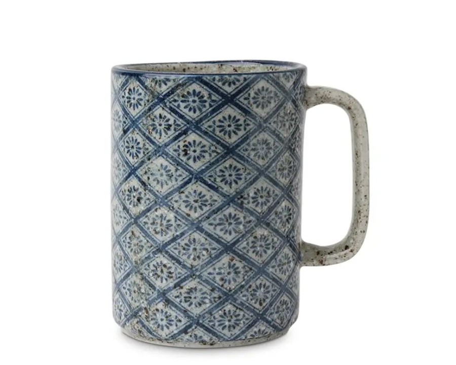 Tabletop Miya Company Mugs | Mug Blue Hishiki 16 Oz.