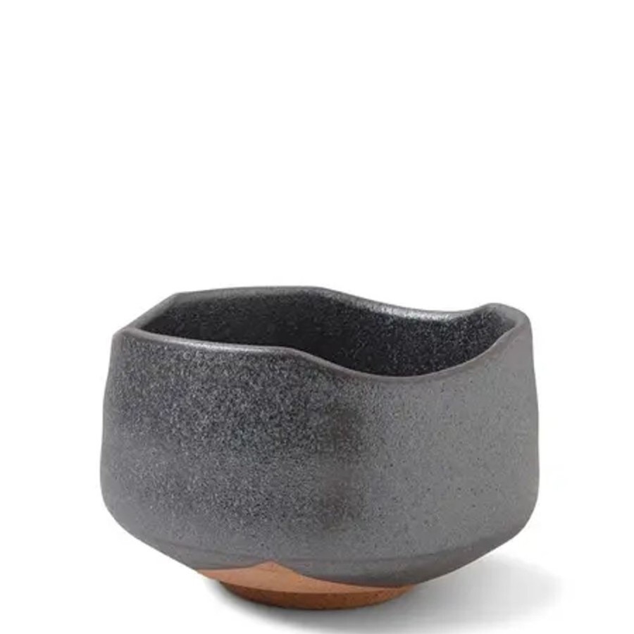 Tabletop Miya Company Matcha Bowls & Accessories | Matcha Bowl Black Crystal
