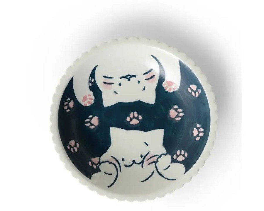 Whimsy Miya Company Plates | Cat Life 8.25" Plate