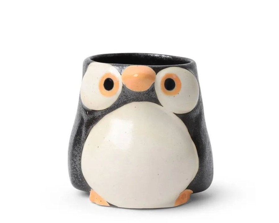 Whimsy Miya Company Cups/Mugs | Mug Penguin Orange/Black