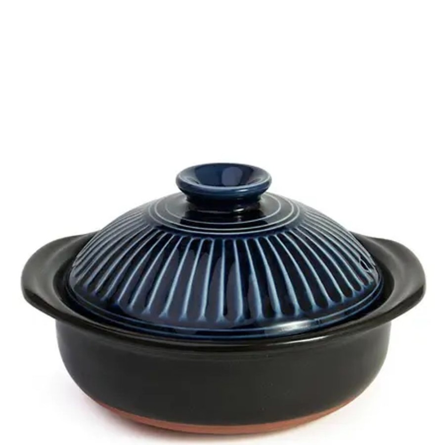 Kitchen Miya Company Donabe Casseroles | Kikka Blue Donabe Casserole, 28 Oz.