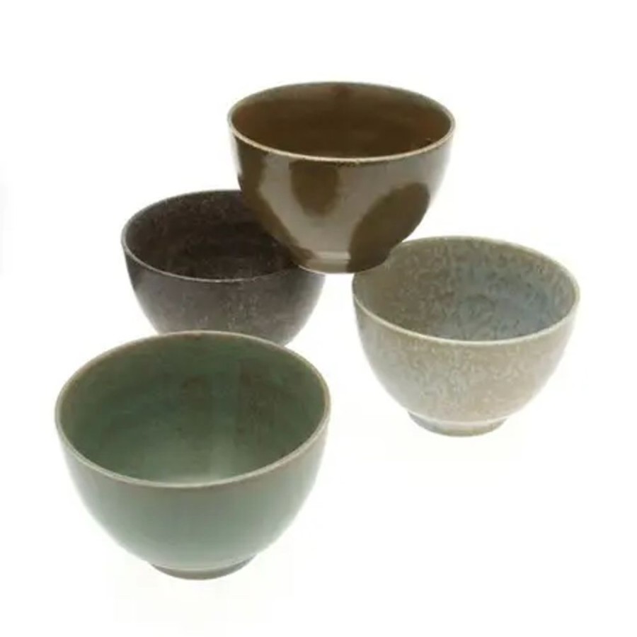 Tabletop Miya Company Bowl Sets | Bowl Set Pacific Forest Matte 5"