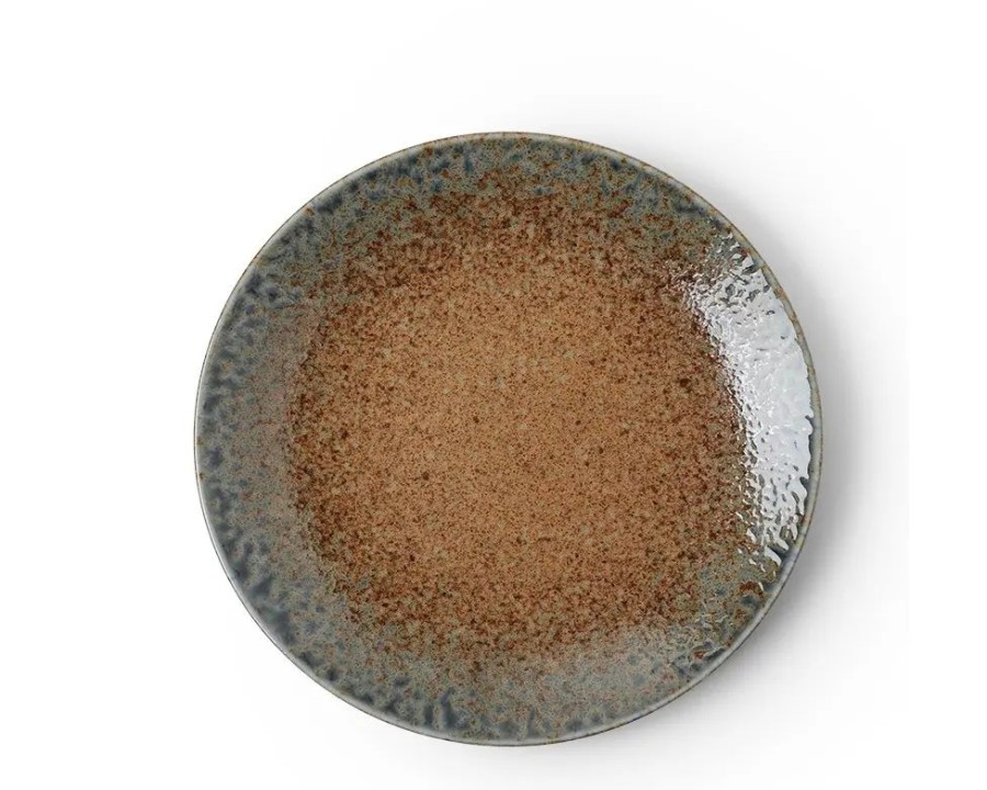 Tabletop Miya Company Medium Plates | Aoi Nagashi 8.5" Plate