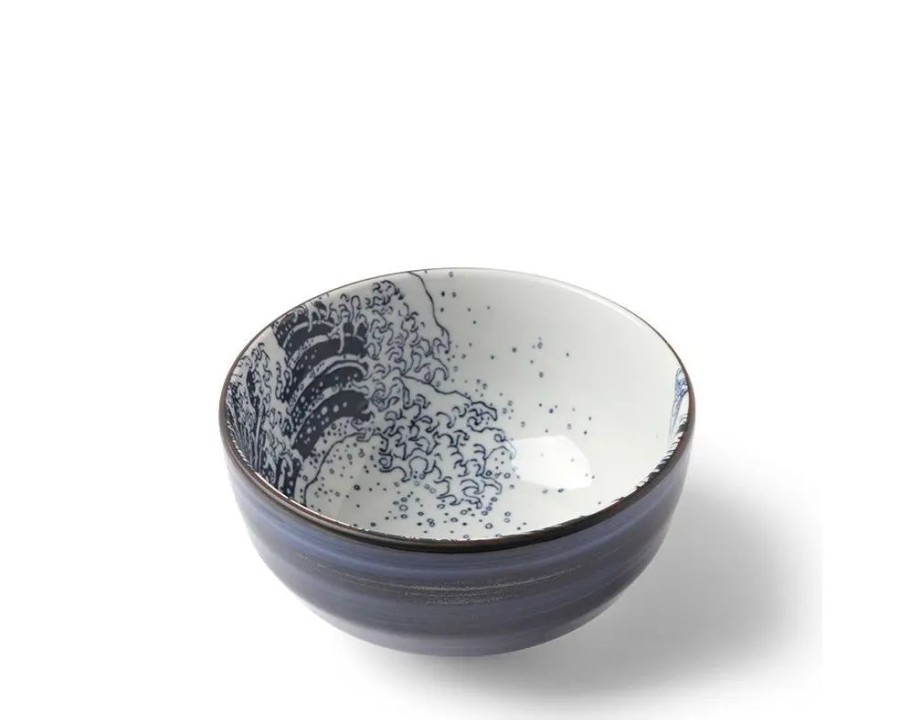 Tabletop Miya Company Medium Bowls | Bowl The Great Wave 5"