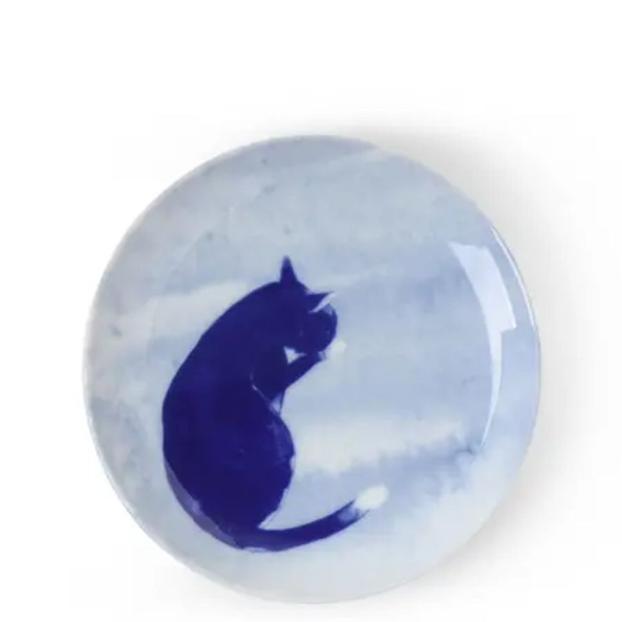 Whimsy Miya Company Plates | Blue Cat Grooming Plate