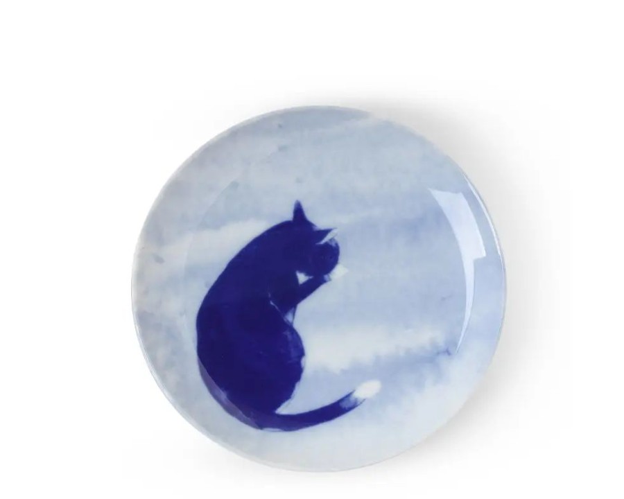 Whimsy Miya Company Plates | Blue Cat Grooming Plate