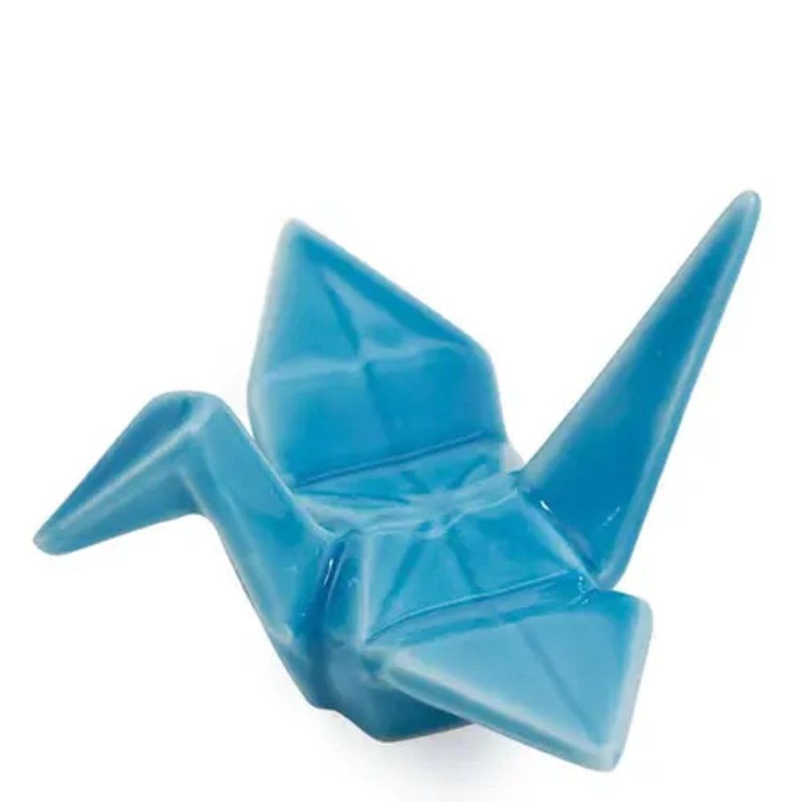 Home Miya Company Weddings | Crane Chopstick Rest - Blue
