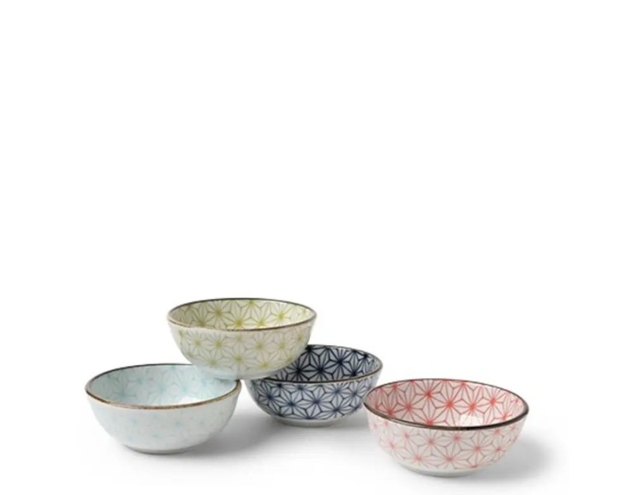 Tabletop Miya Company Sauce Dishes | Asanoha 3 Oz. Sauce Bowl Set
