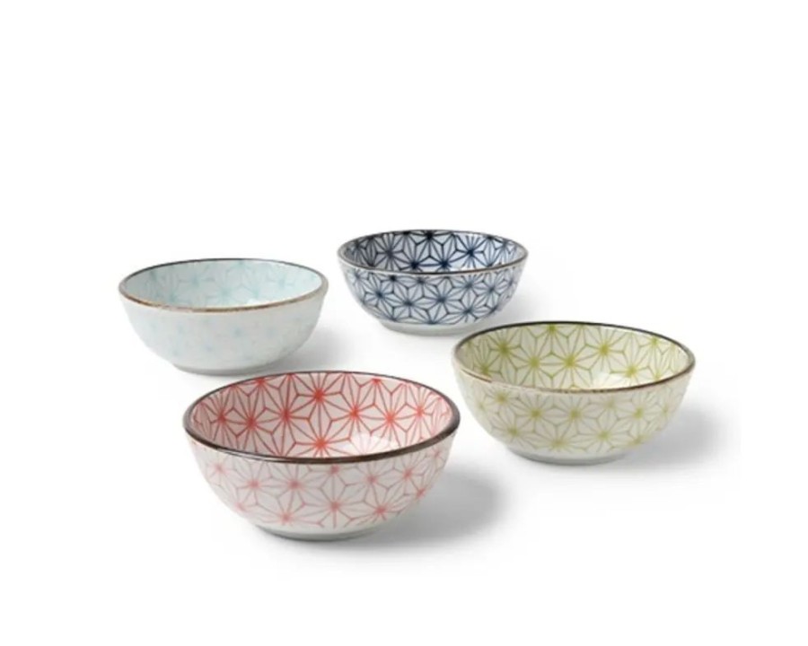 Tabletop Miya Company Sauce Dishes | Asanoha 3 Oz. Sauce Bowl Set