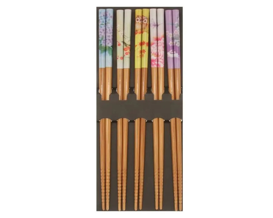 Tabletop Miya Company Chopsticks | Chopsticks Set Bamboo Garden Seasons