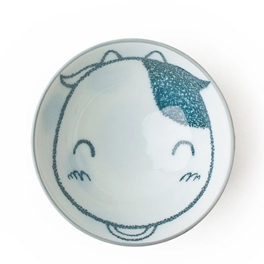 Whimsy Miya Company Bowls | Cow 4.25" Rice Bowl