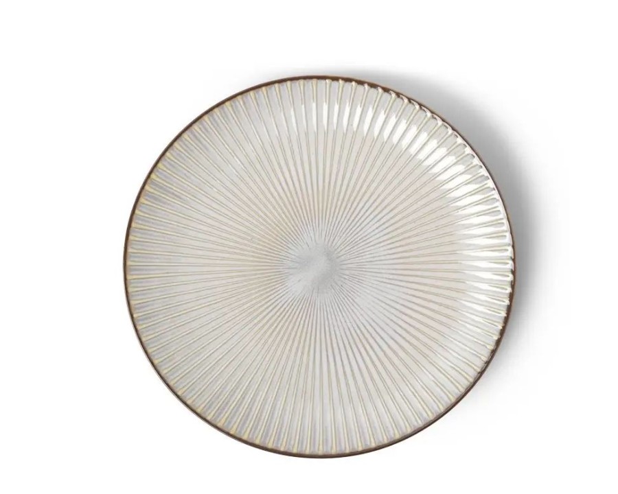 Tabletop Miya Company Medium Plates | Aiya Ivory 8.75" Plate