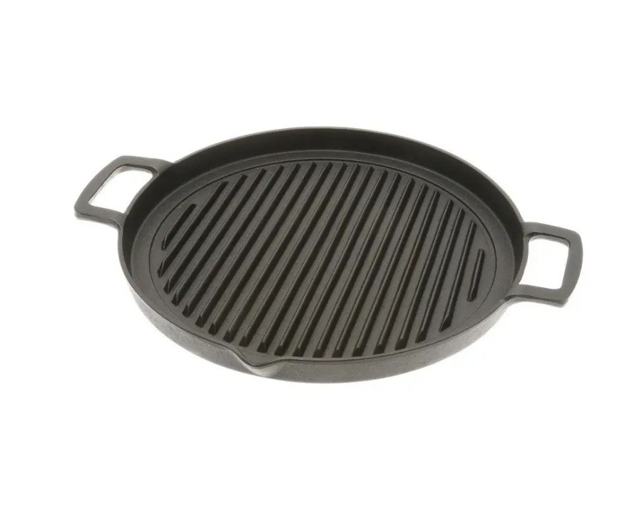 Kitchen Miya Company Cast Iron | Cast Iron Grill Pan