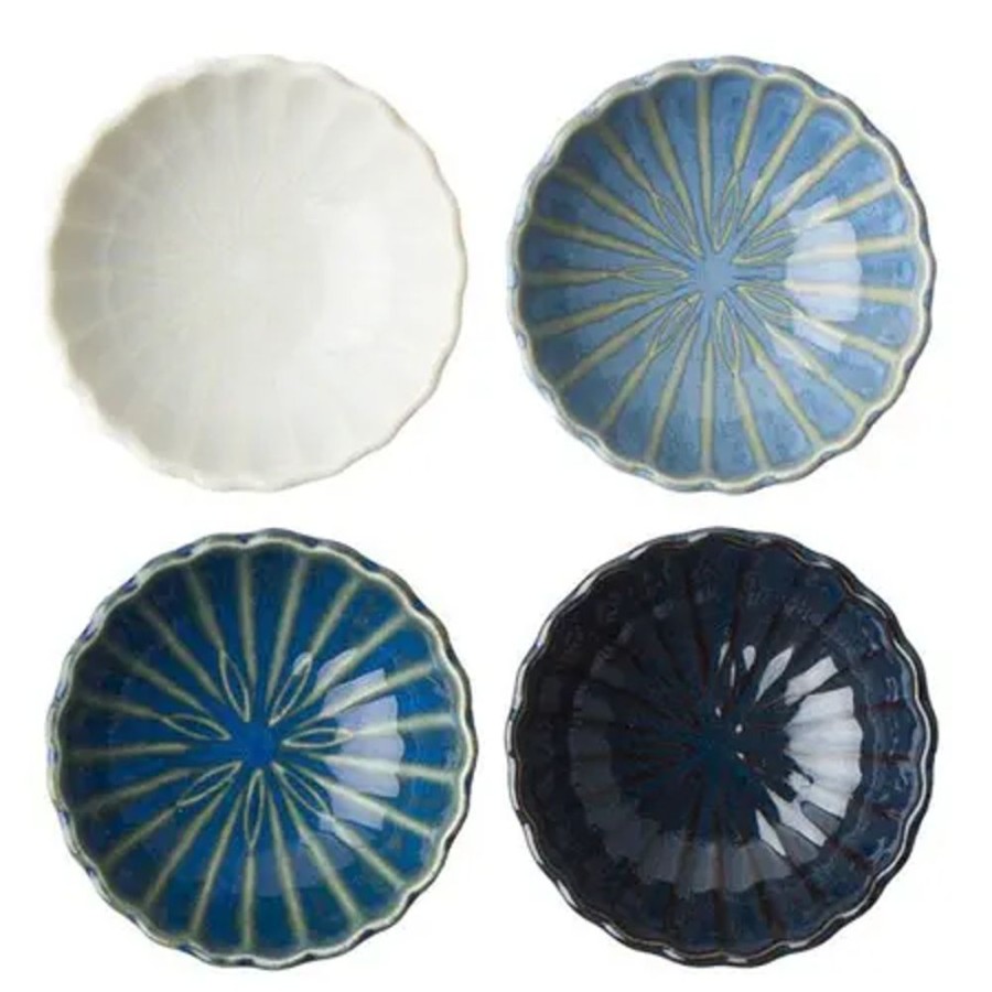 Tabletop Miya Company Sauce Dishes | Kiku 3.5" Sauce Dish Set