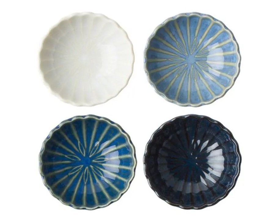 Tabletop Miya Company Sauce Dishes | Kiku 3.5" Sauce Dish Set