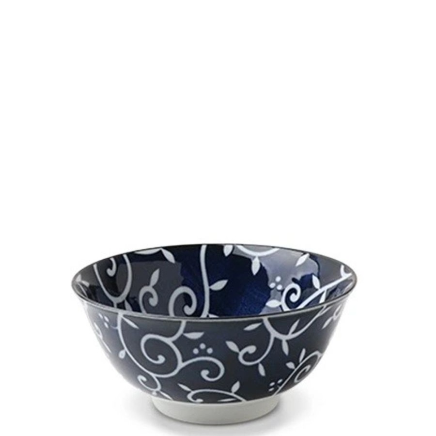 Tabletop Miya Company Blue & White 6" Bowls | Blue & White Karakusa 5.75" Bowl