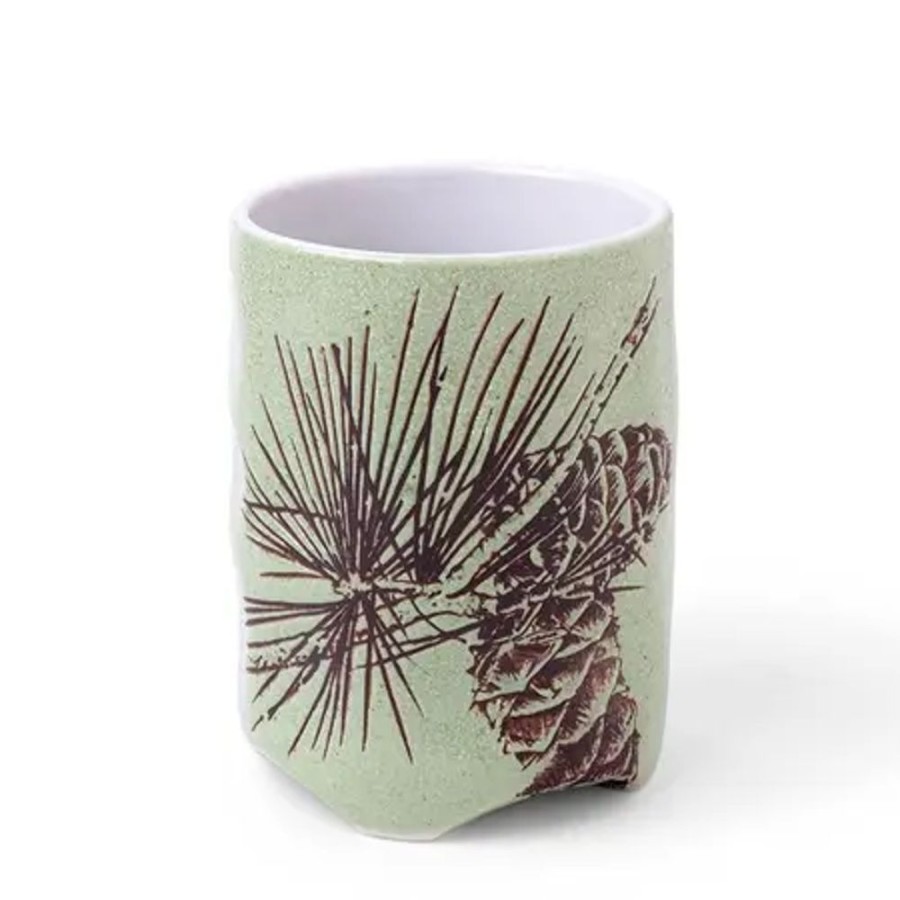 Tabletop Miya Company Teacups | Teacup Summer Pine Cones