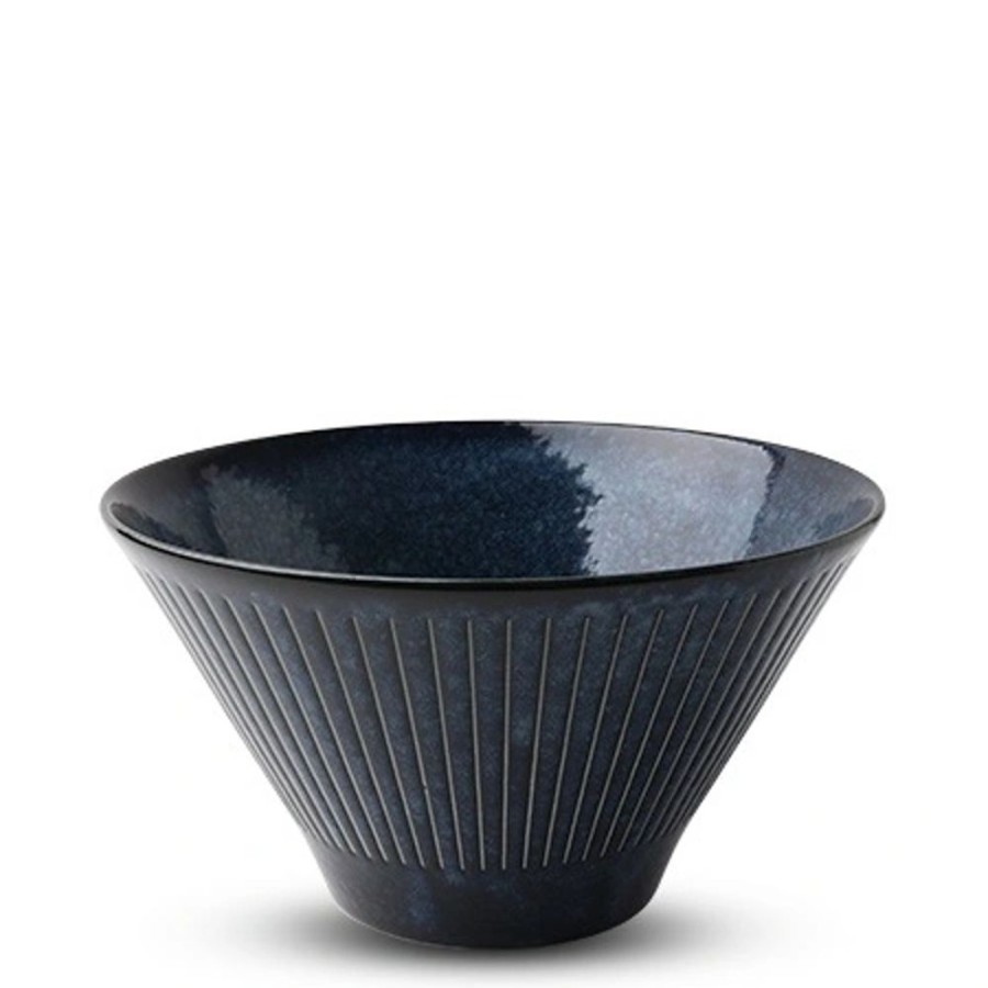 Tabletop Miya Company Ramen Bowls | Blue Namako Tokusa 7.25" Bowl