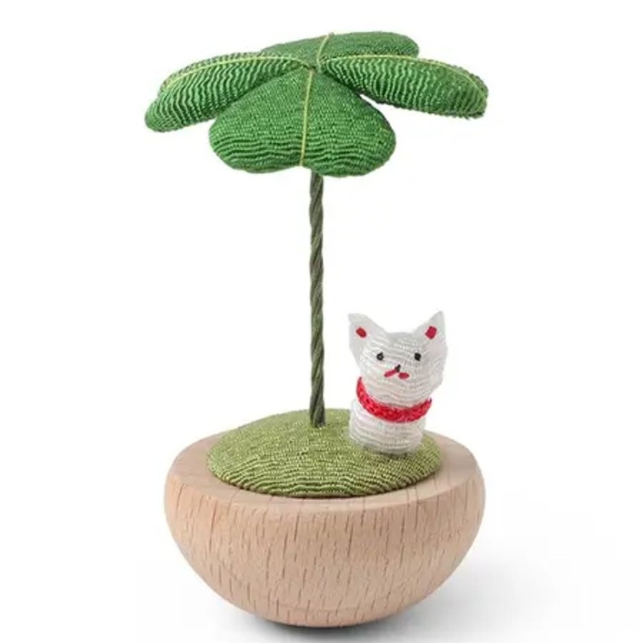 Whimsy Miya Company Figurines | Figurine Clover & Fortune Cat