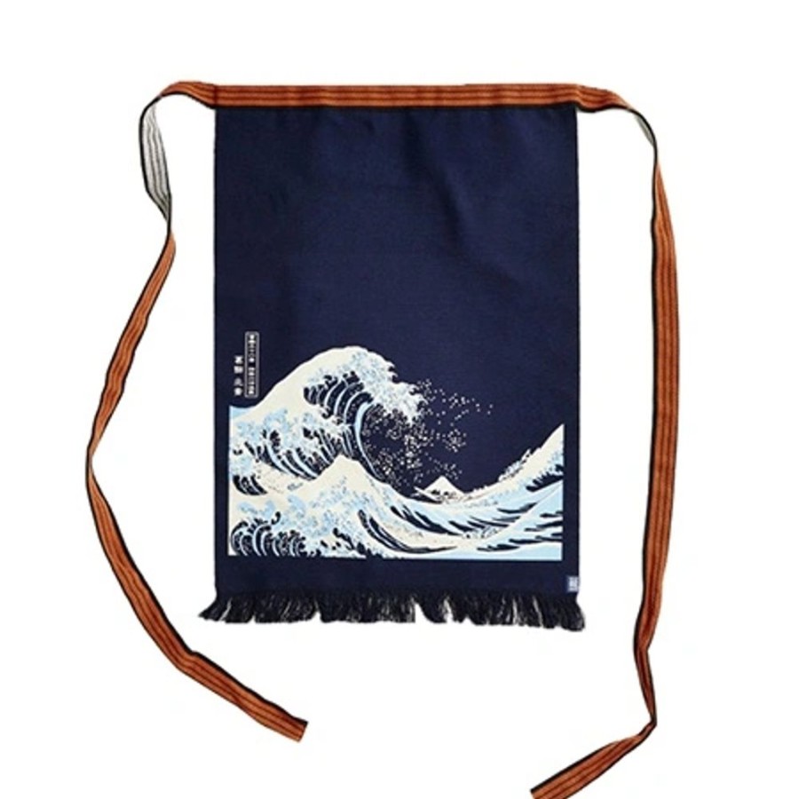 Kitchen Miya Company | Maekake Canvas Apron - Great Wave