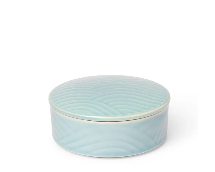 Tabletop Miya Company Small Bowls | Bowl With Cover Himari Lt Blue