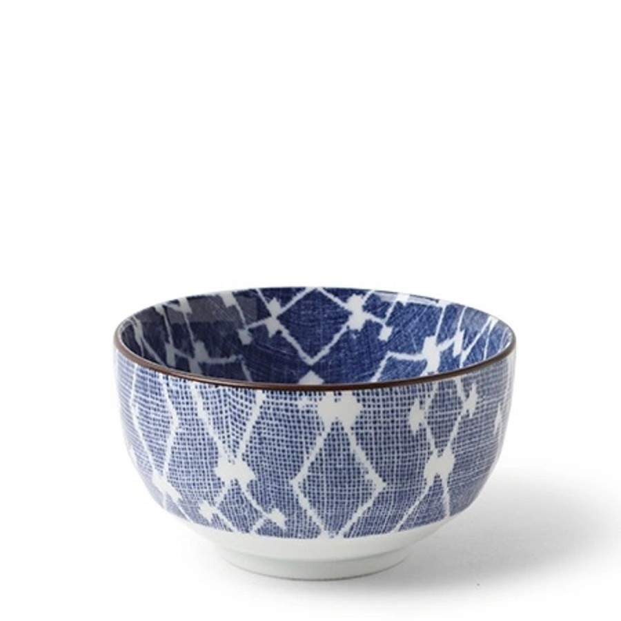 Tabletop Miya Company Medium Bowls | Aizome Hishi 5" Soup Bowl