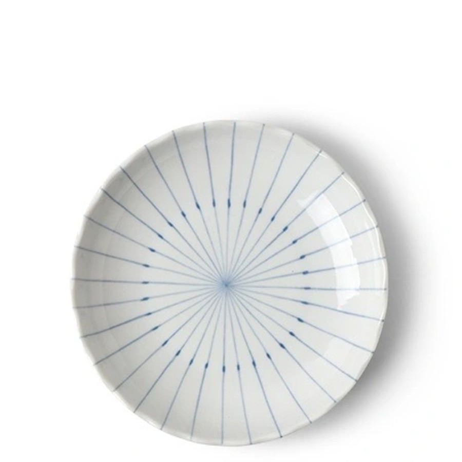 Tabletop Miya Company Medium Plates | Kasa Lines 6.5" Plate