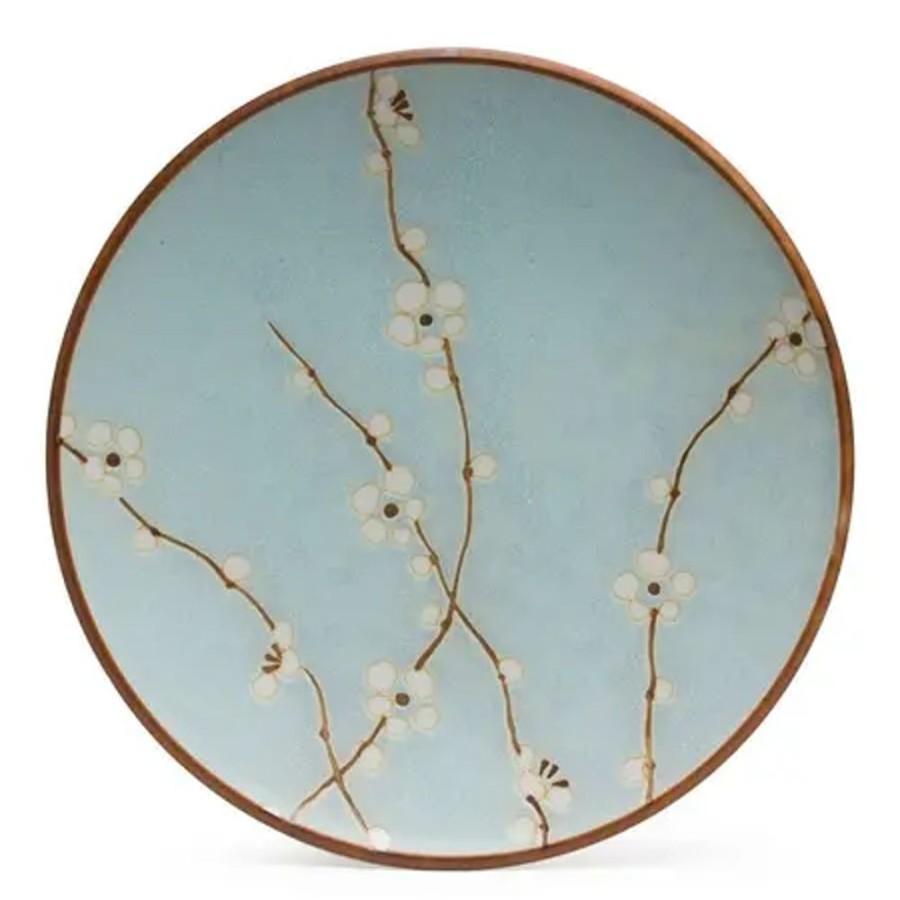 Tabletop Miya Company Large Plates | Spring Blossoms 9" Round Plate