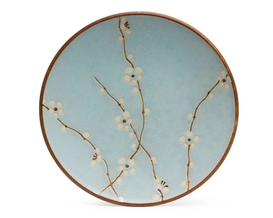 Tabletop Miya Company Large Plates | Spring Blossoms 9" Round Plate