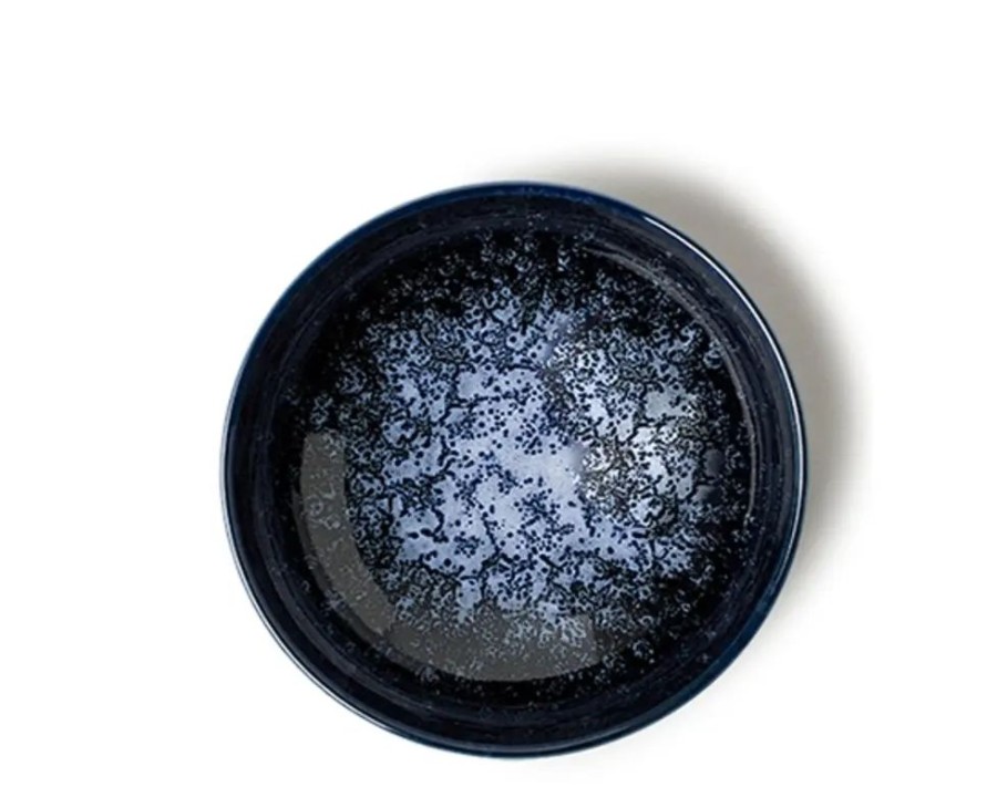 Tabletop Miya Company Shallow Bowls | Uchuu Deep Blue 6" Bowl