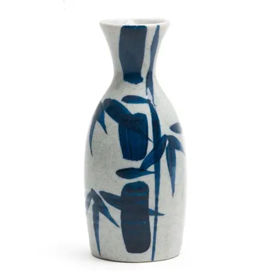Tabletop Miya Company Sake Bottles & Cups | Blue Bamboo 10 Oz. Sake Bottle