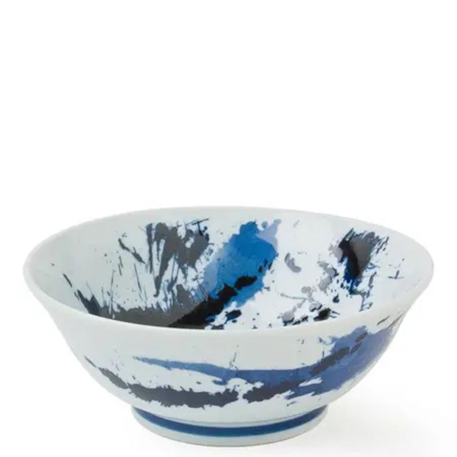Tabletop Miya Company Ramen Bowls | Blue Sumi 7.75" Noodle Bowl