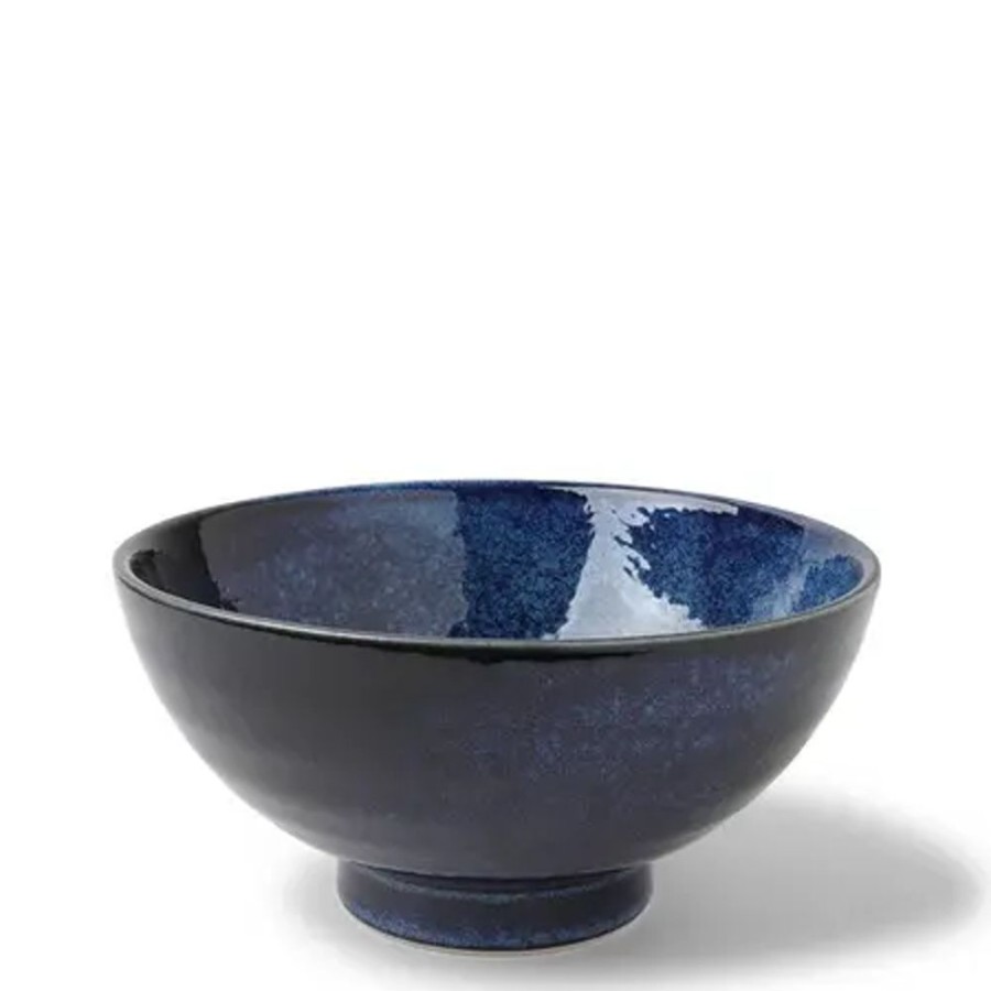 Tabletop Miya Company Ramen Bowls | Bowl Namako Blue 7-3/4"
