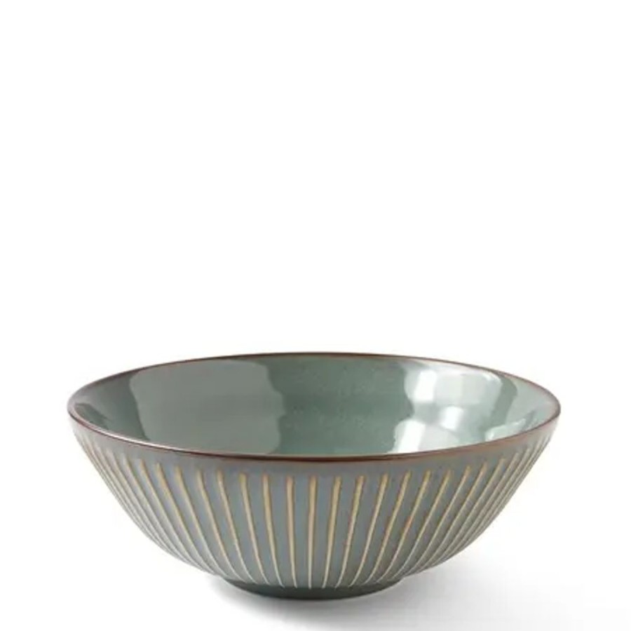 Tabletop Miya Company Ramen Bowls | Aiya Green 8.5" Bowl