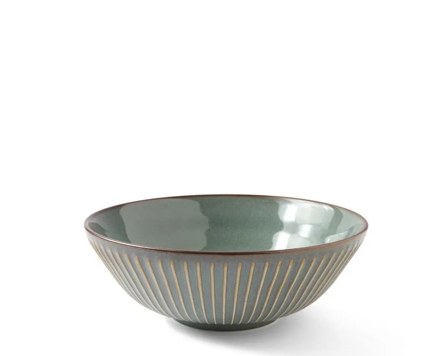 Tabletop Miya Company Ramen Bowls | Aiya Green 8.5" Bowl