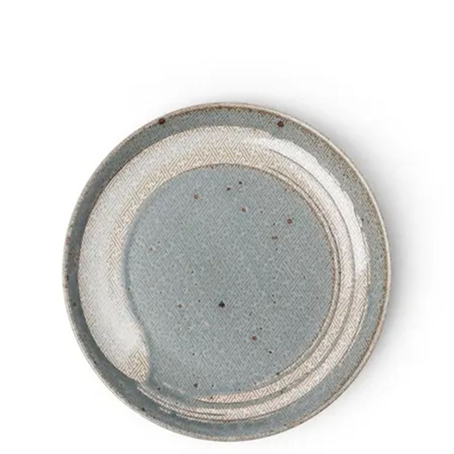 Tabletop Miya Company Medium Plates | Enso Green Plate 7-1/4"