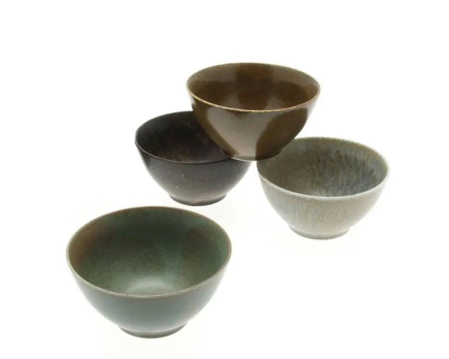 Tabletop Miya Company Bowl Sets | Bowl Set Pacific Forest Matte 4-5/8"