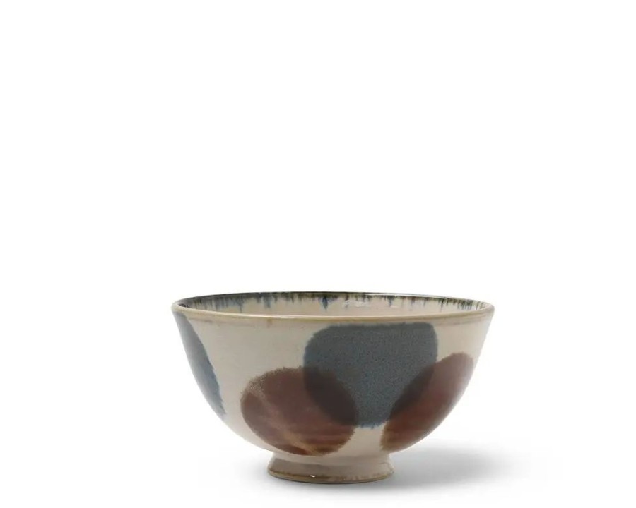 Tabletop Miya Company Rice Bowls | Rustic Dots Rice Bowl