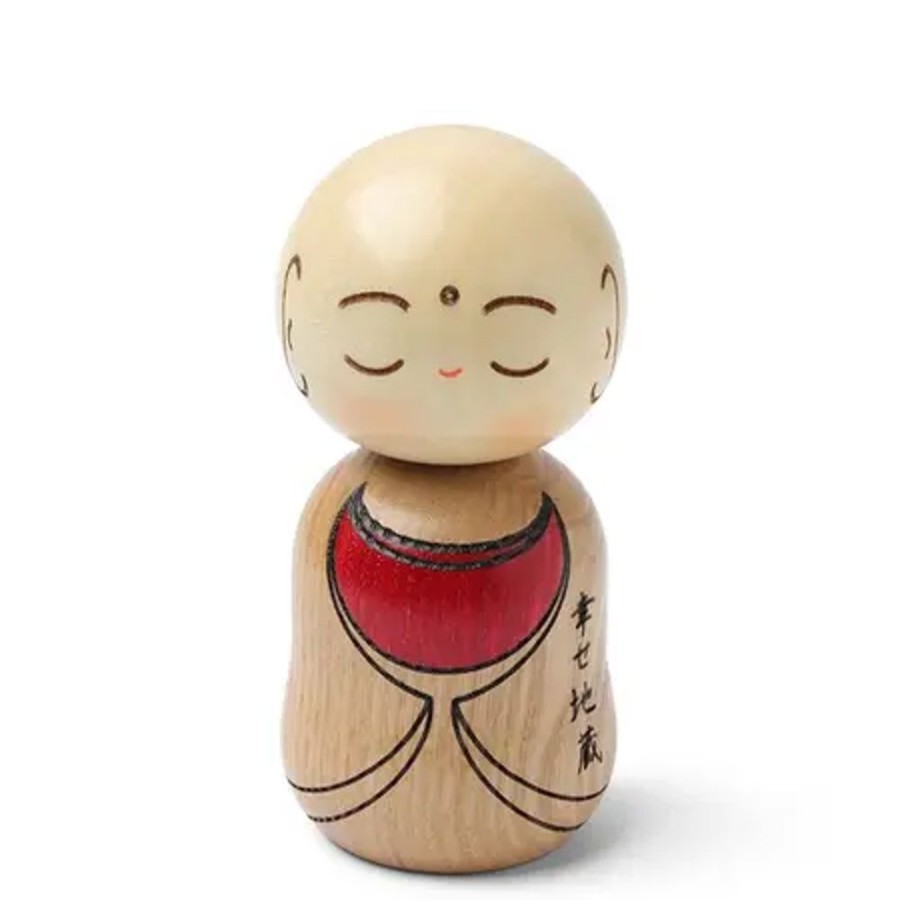 Whimsy Miya Company Figurines | Kokeshi Ojizo Brown
