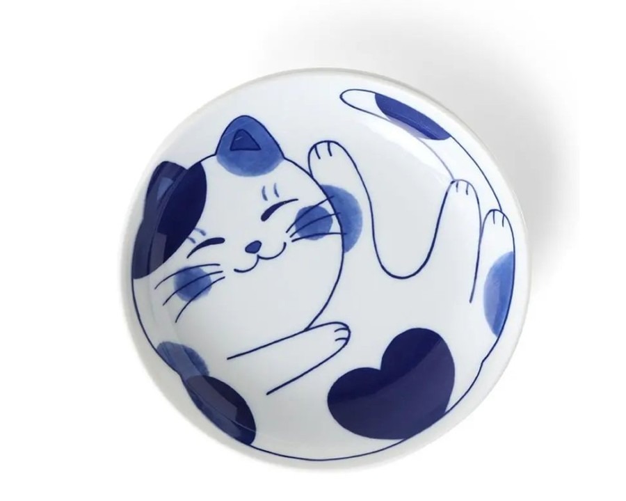 Whimsy Miya Company Bowls | Blue Cats 7.75" Bowl