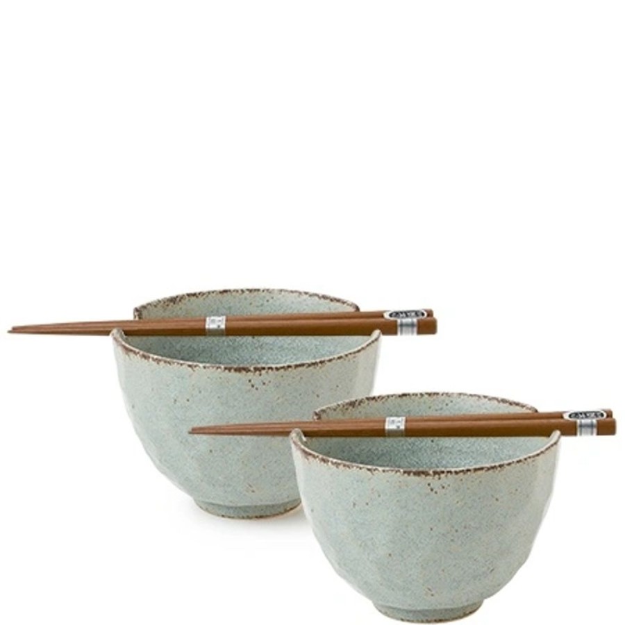 Tabletop Miya Company Bowl Sets | Boulder Gray Bowl Set/2